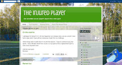 Desktop Screenshot of injuredplayer.blogspot.com