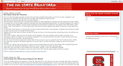 Desktop Screenshot of ncstatebrickyard.blogspot.com