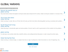 Tablet Screenshot of factson-globalwarming.blogspot.com