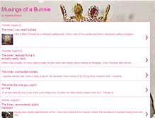 Tablet Screenshot of musingsofabunnie.blogspot.com