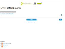 Tablet Screenshot of football-soccerlive.blogspot.com