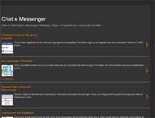 Tablet Screenshot of chat-messenger.blogspot.com