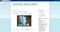 Desktop Screenshot of ginkgorecords.blogspot.com
