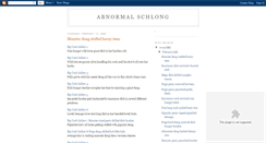 Desktop Screenshot of abnormal-schlong.blogspot.com