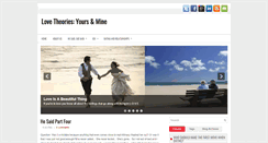 Desktop Screenshot of lovetheoriesyoursandmine.blogspot.com