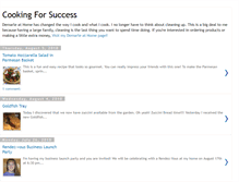 Tablet Screenshot of cookingforsuccess.blogspot.com