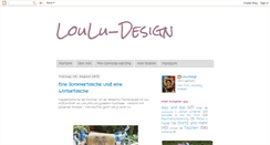 Desktop Screenshot of loulu-design.blogspot.com