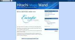 Desktop Screenshot of magicwandhitachi.blogspot.com