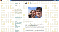 Desktop Screenshot of dinnerfor2.blogspot.com
