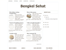 Tablet Screenshot of bengkel-sehat.blogspot.com