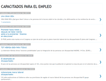 Tablet Screenshot of capacitadosparaelempleo.blogspot.com