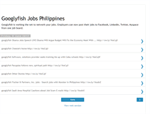 Tablet Screenshot of googlyfishphilippines.blogspot.com