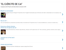 Tablet Screenshot of elejercitodecai.blogspot.com