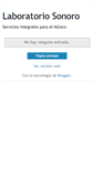 Mobile Screenshot of laboratorio-sonoro.blogspot.com