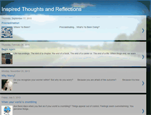 Tablet Screenshot of inspiredthoughtsandreflections.blogspot.com