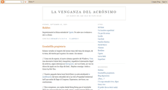 Desktop Screenshot of lavenganzadelacronimo.blogspot.com