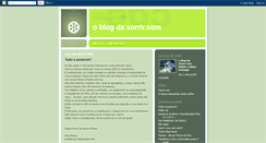 Desktop Screenshot of oblogdasorrir.blogspot.com