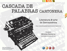 Tablet Screenshot of cascadadepalabrascartonera.blogspot.com
