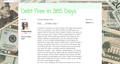 Desktop Screenshot of debtfree365.blogspot.com