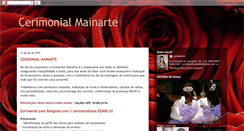 Desktop Screenshot of cerimonialmainarte.blogspot.com