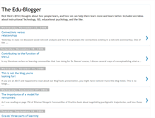 Tablet Screenshot of edu-blogger.blogspot.com