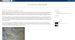 Desktop Screenshot of outdoorfreedom.blogspot.com