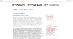 Desktop Screenshot of hivmagazines.blogspot.com