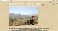 Desktop Screenshot of enduroindia-markdrury.blogspot.com