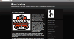 Desktop Screenshot of gootzhockey.blogspot.com