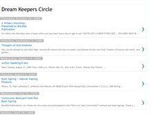 Tablet Screenshot of dreamkeeperscircle.blogspot.com