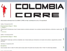 Tablet Screenshot of colombia-corre.blogspot.com