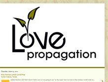 Tablet Screenshot of lovepropagation.blogspot.com