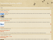 Tablet Screenshot of bernadettehearneauthor.blogspot.com