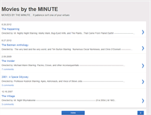 Tablet Screenshot of moviesbytheminute.blogspot.com