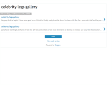 Tablet Screenshot of celebrity-legs-gallery.blogspot.com