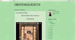 Desktop Screenshot of ornithologicus.blogspot.com