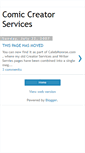 Mobile Screenshot of comiccreatorservices.blogspot.com