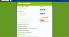 Desktop Screenshot of free-download-idm.blogspot.com