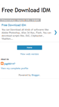 Mobile Screenshot of free-download-idm.blogspot.com