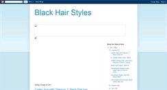 Desktop Screenshot of blackhairstyles2011.blogspot.com