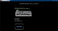 Desktop Screenshot of importadoradellantas.blogspot.com