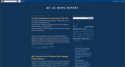 Desktop Screenshot of myusnewsreport.blogspot.com