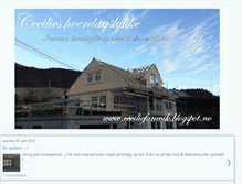 Tablet Screenshot of ceciliefanevik.blogspot.com