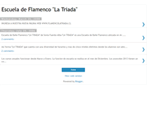 Tablet Screenshot of flamencolatriada.blogspot.com