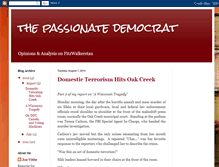 Tablet Screenshot of passionatedemocrat.blogspot.com
