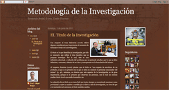 Desktop Screenshot of metodologiaeconomia2011.blogspot.com