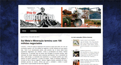 Desktop Screenshot of blogdogarimpeiro.blogspot.com