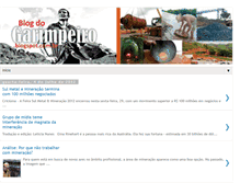 Tablet Screenshot of blogdogarimpeiro.blogspot.com