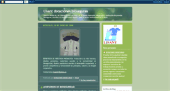 Desktop Screenshot of lisantdotacionesbioseguras1.blogspot.com