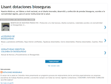 Tablet Screenshot of lisantdotacionesbioseguras1.blogspot.com